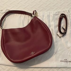 Coach Burgundy Hobo Bag
